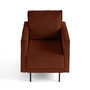 Voir la diapositive 1 : LISA DESIGN Charlie - fauteuil - pieds hauts - en velours côtelé