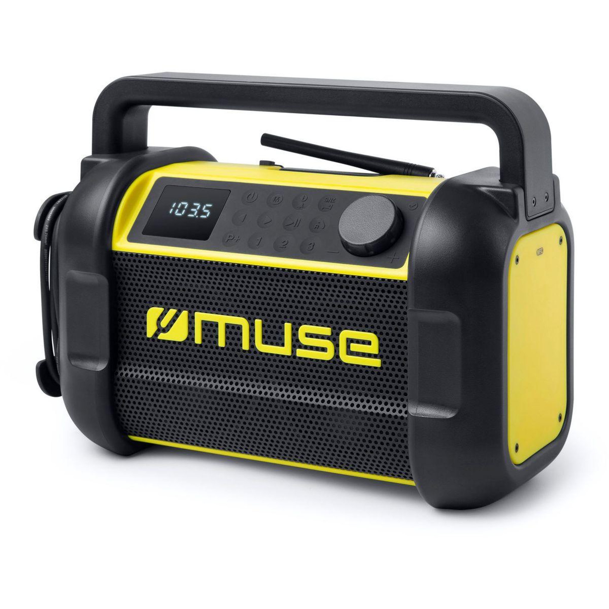 Muse Radio portable jaune/noir - M-928BTY