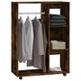 Voir la diapositive 4 : VIDAXL Garde-robe Chene fume 80x40x110 cm Bois d'ingenierie