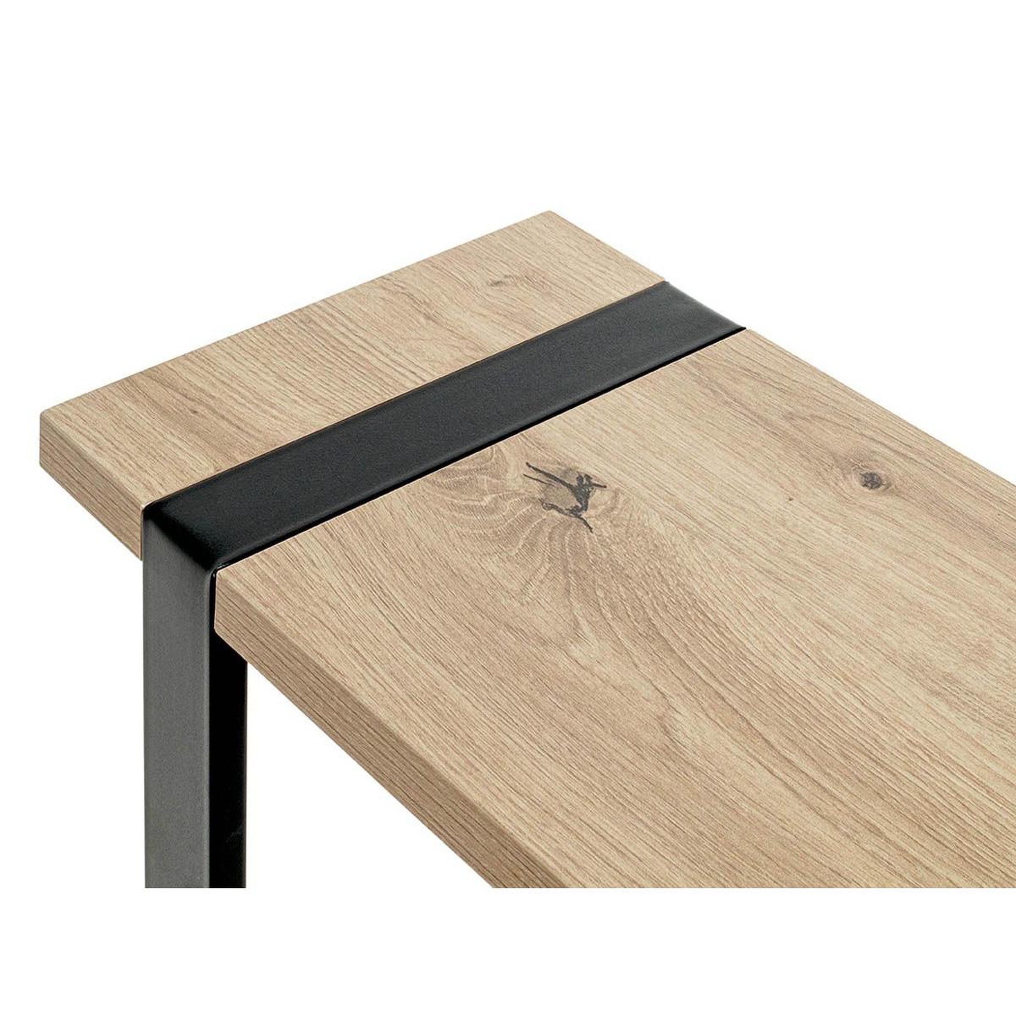 Voir la diapositive 5 : Paris Prix Table d'appoint  miranda  64cm chêne & noir