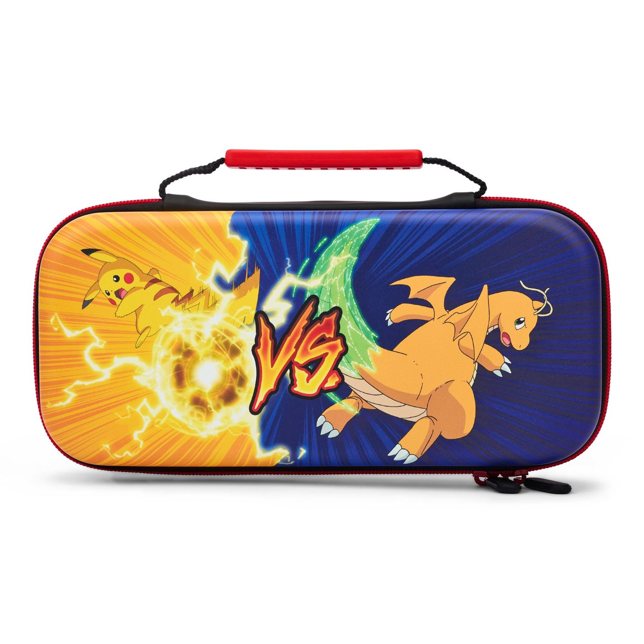 Voir la diapositive 1 : Housse de Protection Pikachu vs Dracaufeu Nintendo Switch
