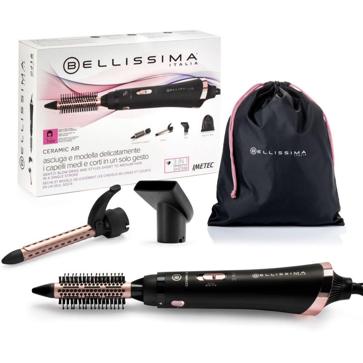 BELLISSIMA Brosse soufflante Ceramic Hair