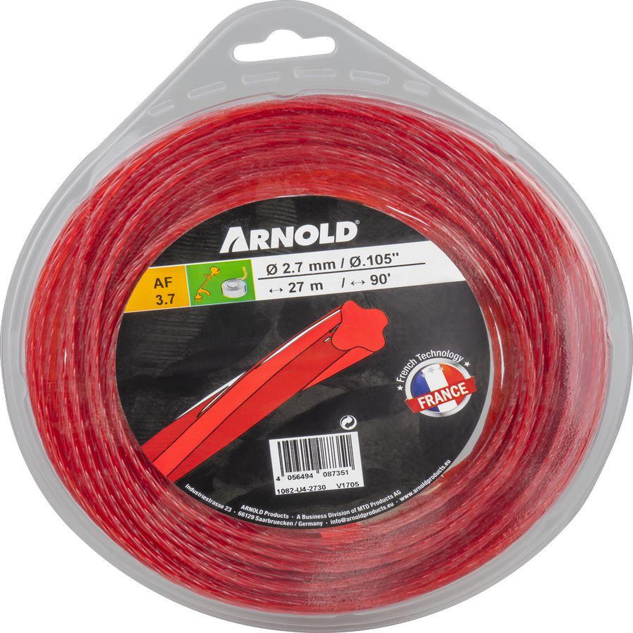 ARNOLD Fil Nylon Af 3.7 /2,7Mm 27,4M