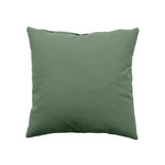 TOILINUX Petit Coussin déhoussable Panama - 40 x 40 cm - Vert argile