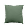 Voir la diapositive 1 : TOILINUX Petit Coussin déhoussable Panama - 40 x 40 cm - Vert argile