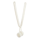 Paris Prix Embrasse de Rideau  Boule Coton  45cm Ivoire