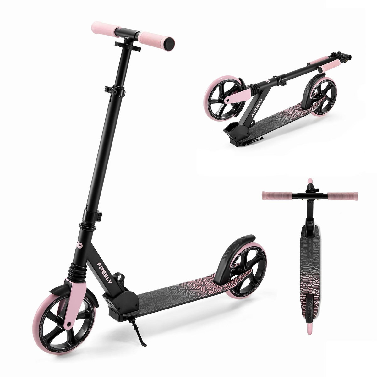 KINDERKRAFT Trottinette pliable urbaine enfant et adulte