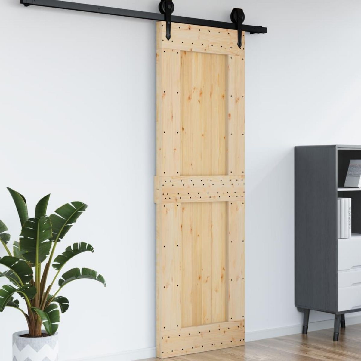 VIDAXL Porte NARVIK 70x210 cm bois massif de pin