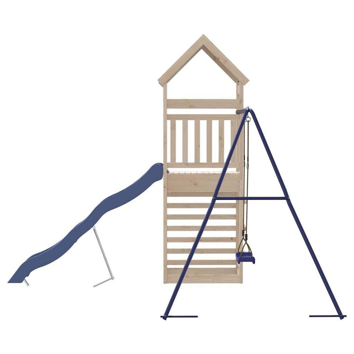 VIDAXL Aire de jeux d'exterieur bois de pin massif