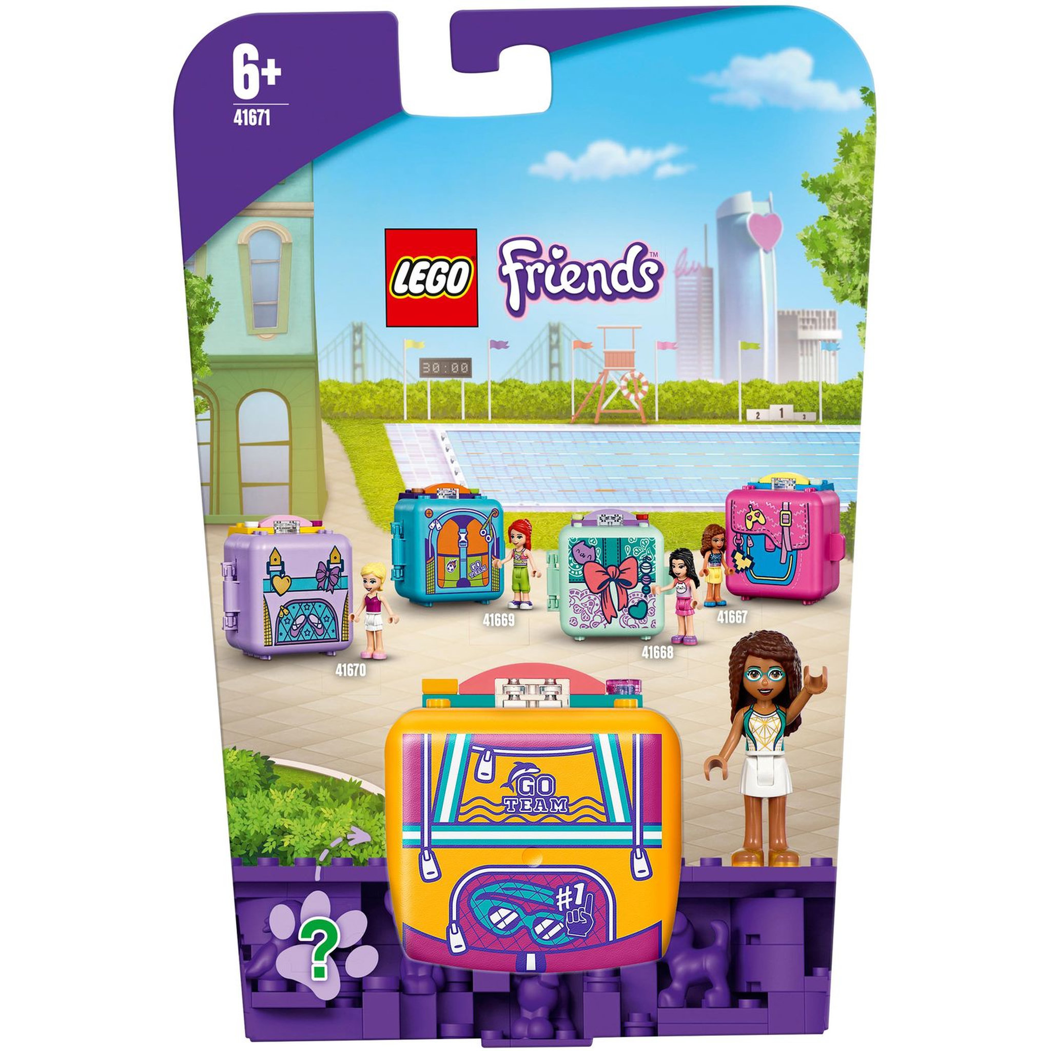 Voir la diapositive 1 : LEGO Friends 41671 - Andrea's Swimming Cube