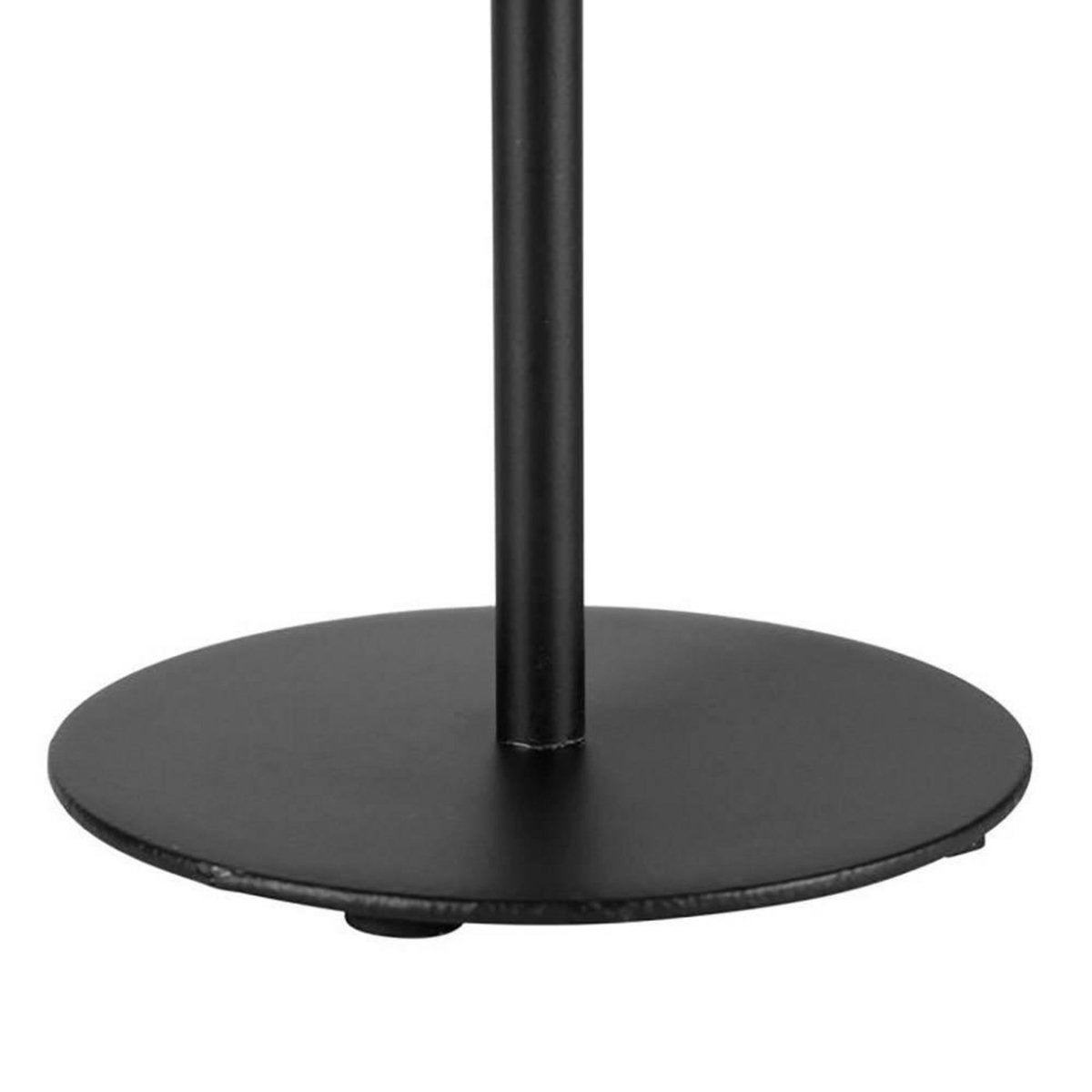 OSTARIA Lampe métal coton Charlotte noire beige