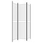 Voir la diapositive 5 : VIDAXL Cloison de separation 3 panneaux Blanc 150x200 cm Tissu