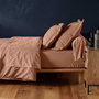 Voir la diapositive 4 : Paris Prix Drap Housse  Lina  180x200cm Rose Blush