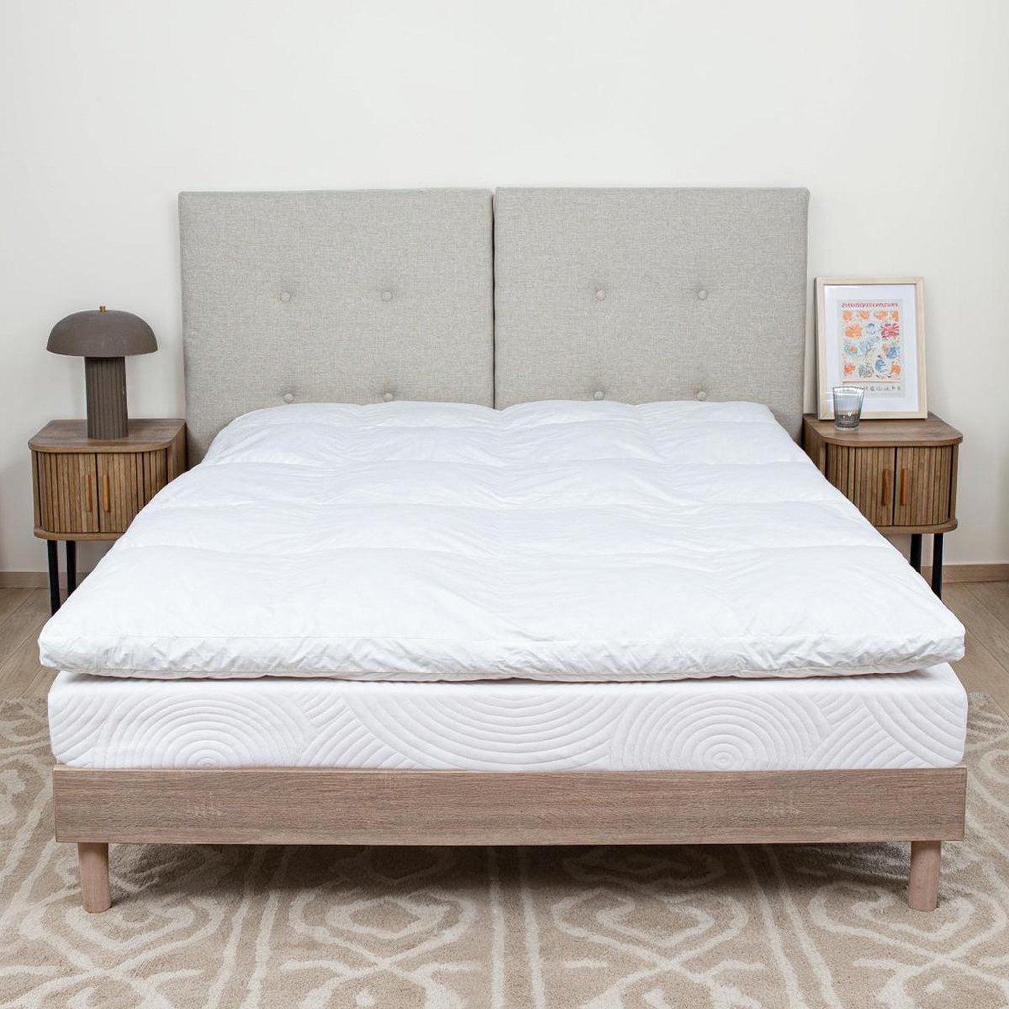Voir la diapositive 1 : BELLECOUR Bellecour literie | surmatelas tranquilite | duvet et plumes