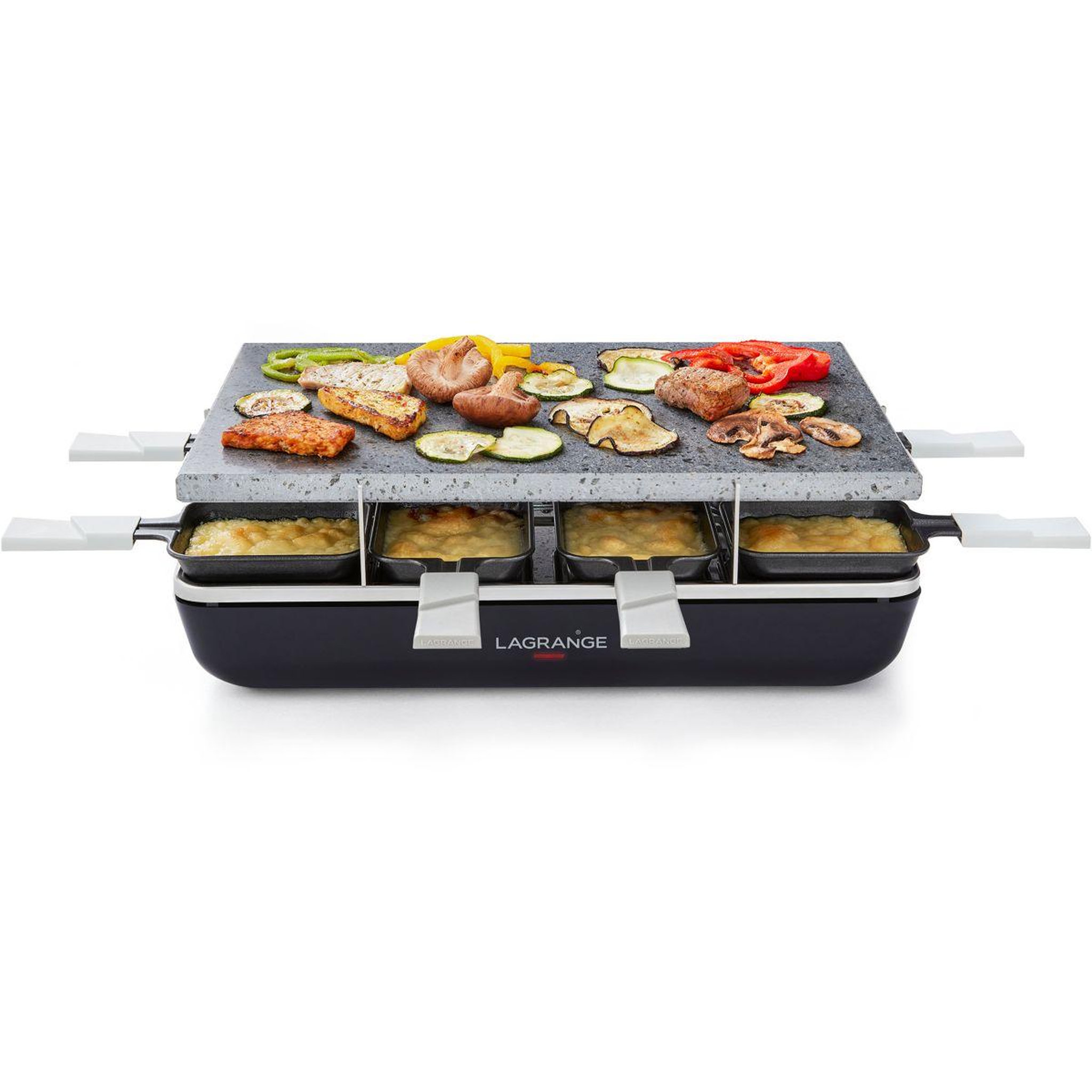 Voir la diapositive 2 : LAGRANGE Raclette element noir pierre de cuisson
