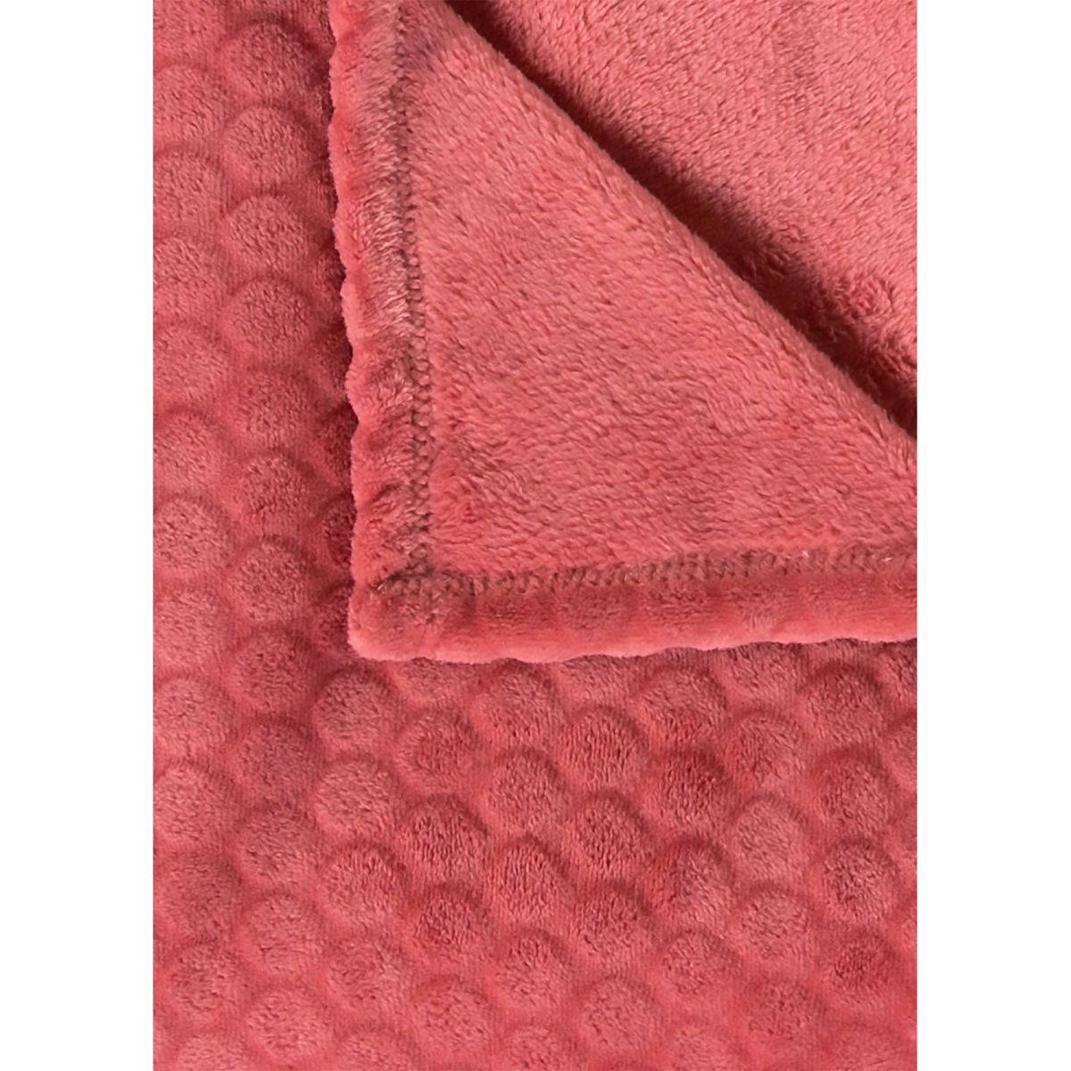 ACTUEL Plaid uni en polyester 240 gsm