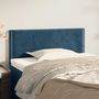 Voir la diapositive 1 : VIDAXL Tete de lit Bleu fonce 90x5x78/88 cm Velours