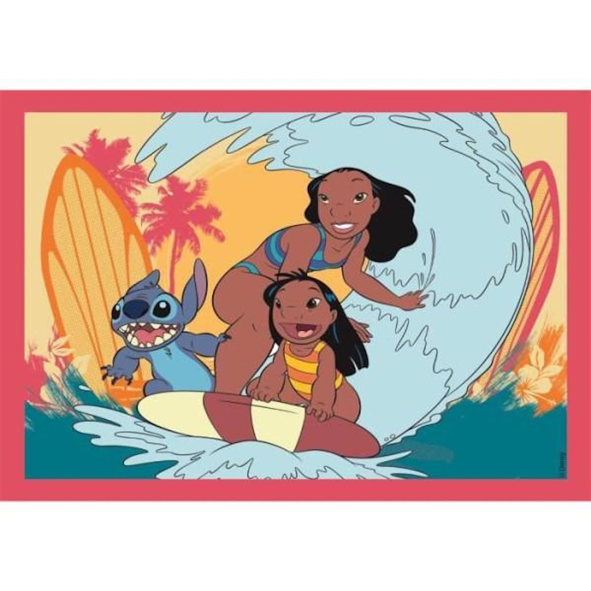 CLEMENTONI CLEMENTONI - Puzzle 4 en 1 - Stitch