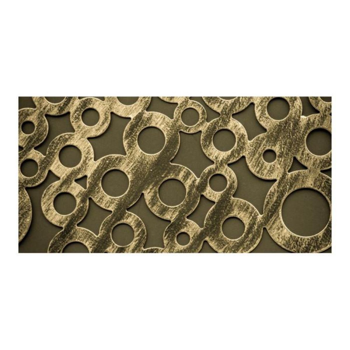 Paris Prix Papier Peint XXL  Cercles en Bronze  270x550cm