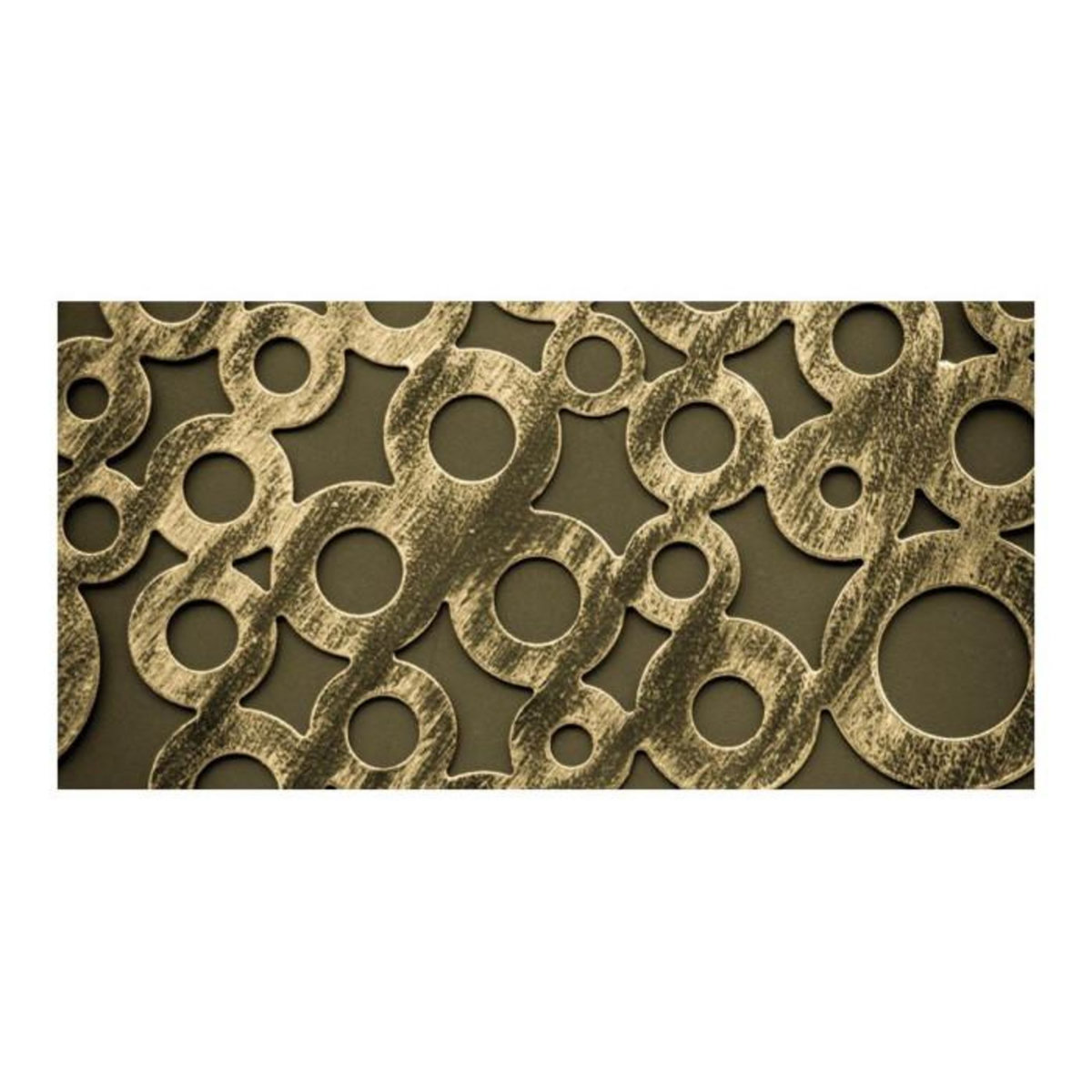 Paris Prix Papier Peint XXL  Cercles en Bronze  270x550cm