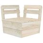 Voir la diapositive 4 : VIDAXL Salon de jardin palette 10 pcs Bois d'epicea impregne
