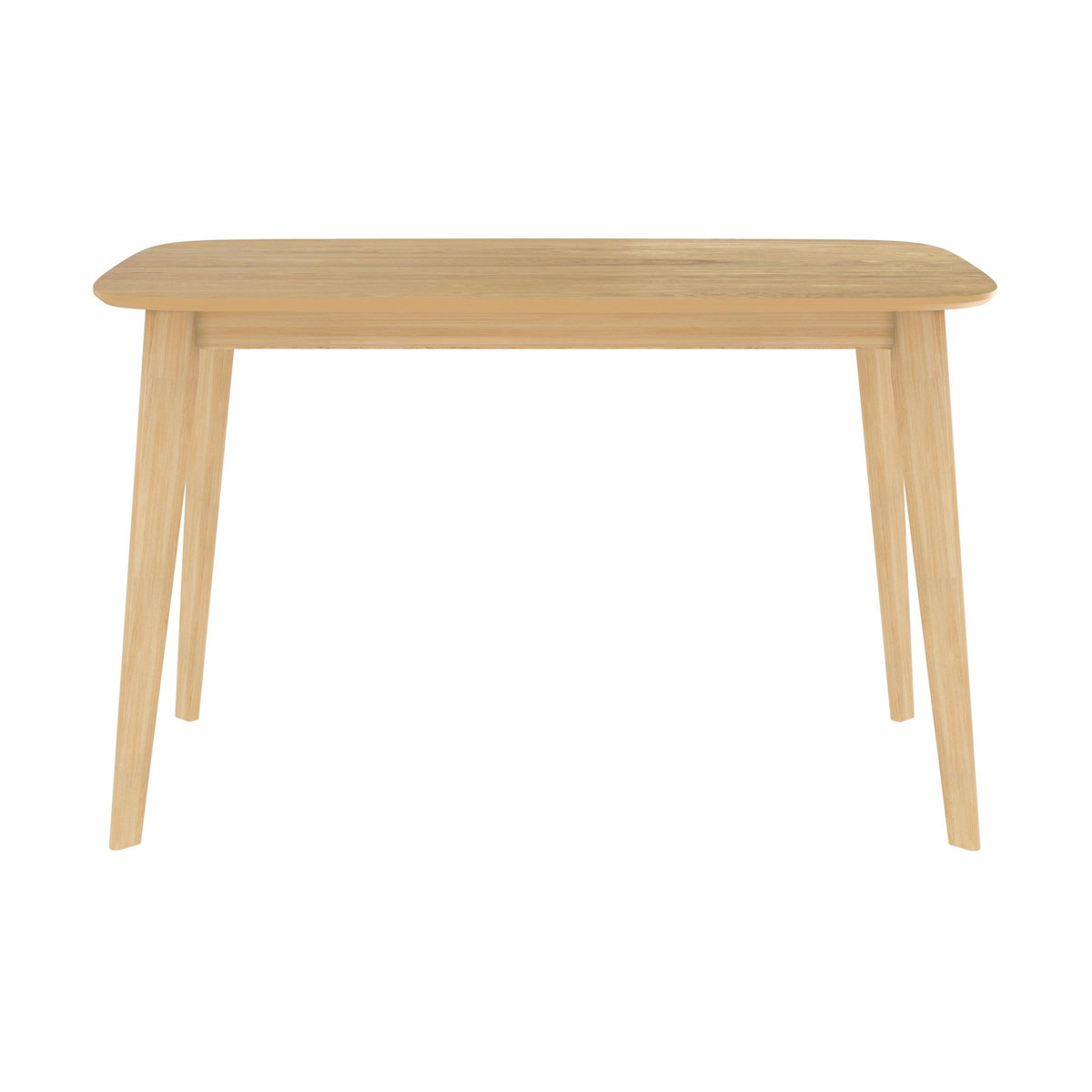Rendez vous déco Table rectangulaire 4 personnes en bois clair 120 cm - Oman