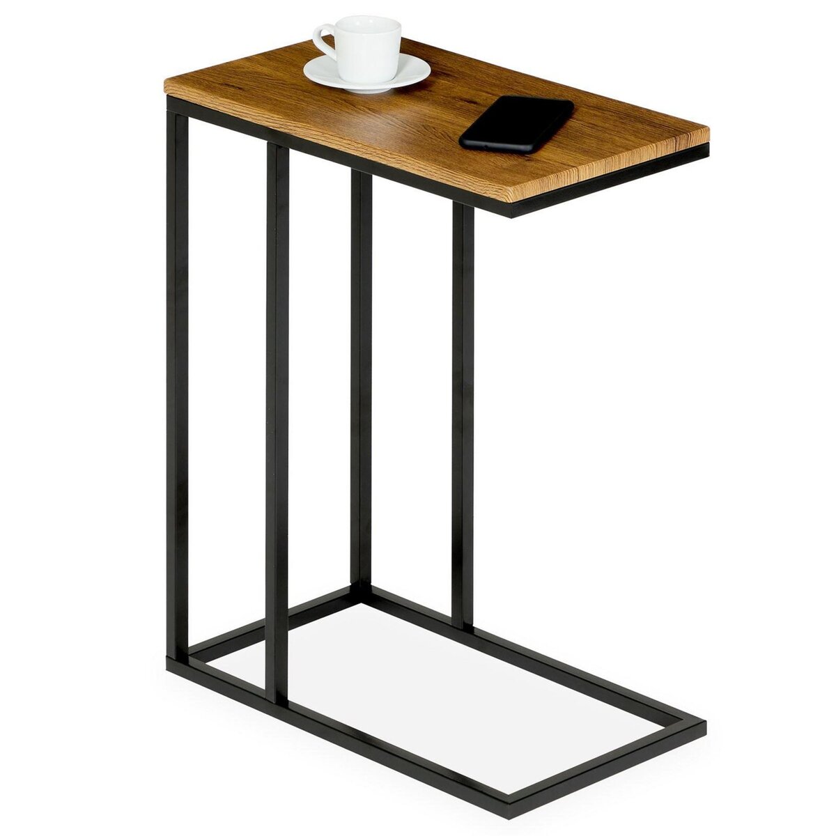 IDIMEX Table d'appoint rectangulaire DEBORA