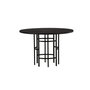 Voir la diapositive 3 : Paris Prix Table à Manger Ronde  Copenhagen  115cm Noir