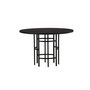 Voir la diapositive 3 : Paris Prix Table à Manger Ronde  Copenhagen  115cm Noir
