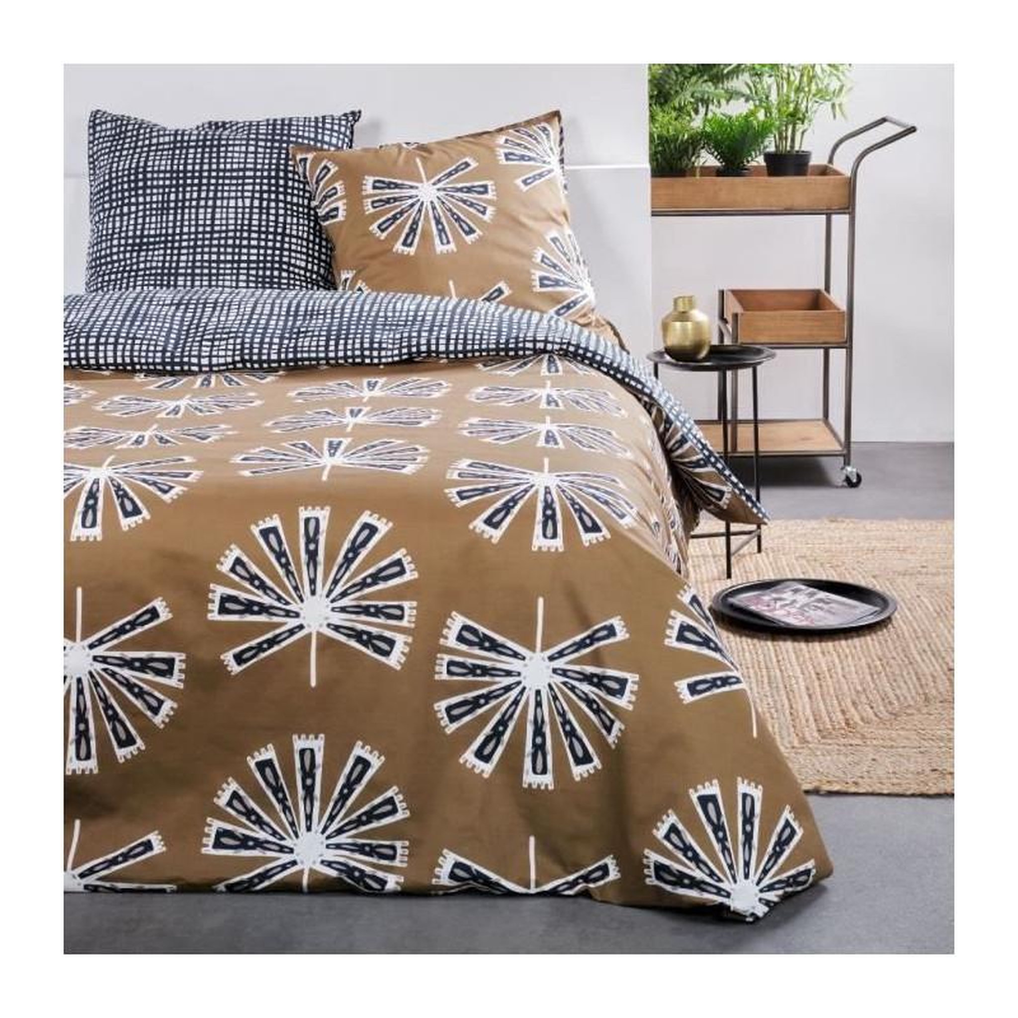 Today Parure de lit - TODAY - Sunshine - 116468 - 2 personnes - 220x240 cm - Coton - Imprimé 9.26
