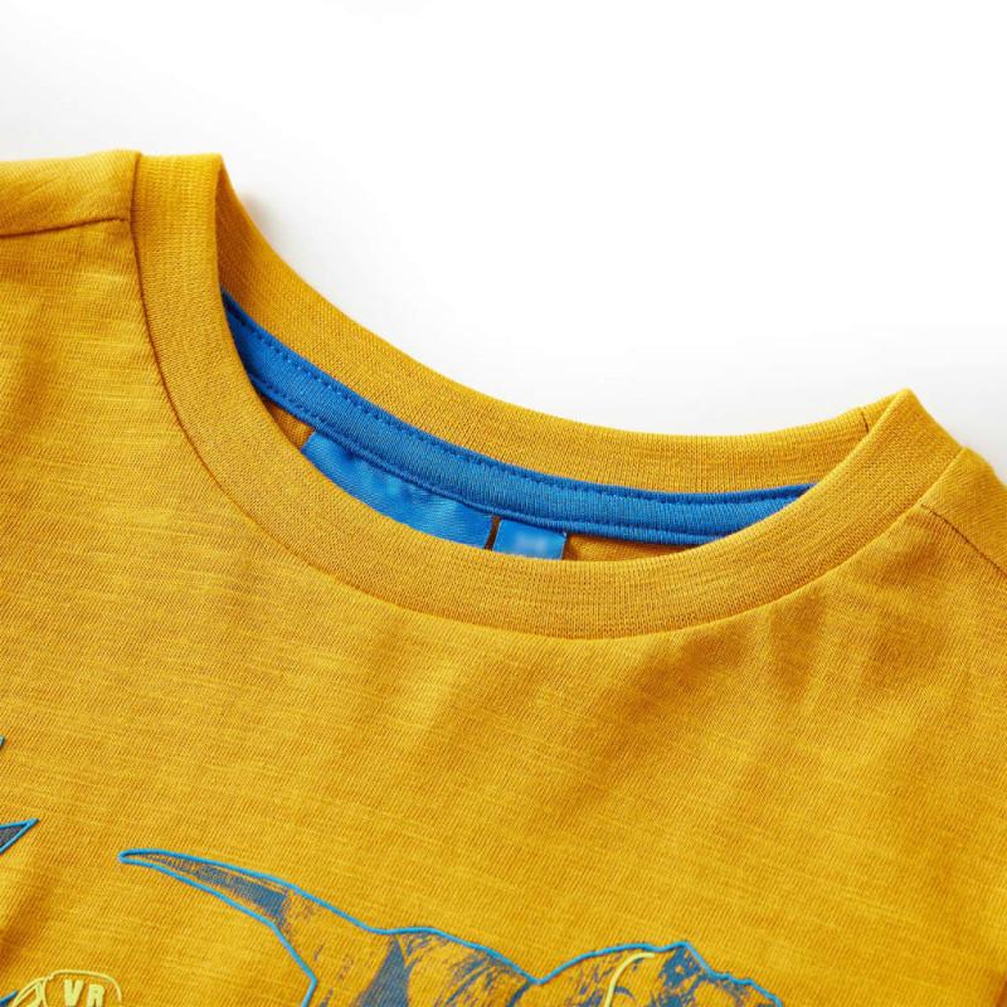 Voir la diapositive 3 : VIDAXL T shirt enfants à manches longues ocre 128
