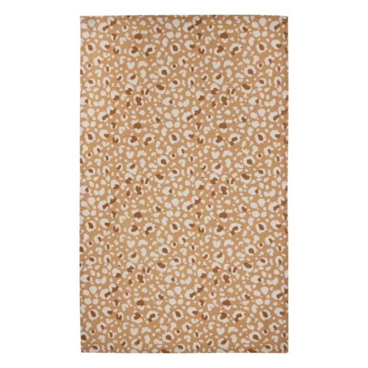 ATMOSPHERA Lot de 3 Torchons de Cuisine  Léopardi  45x70cm Beige