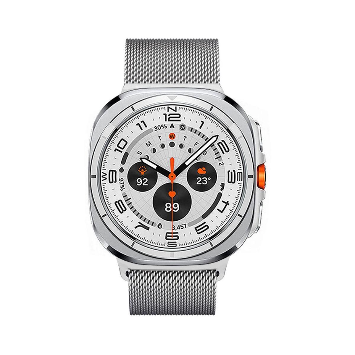 IBROZ Bracelet Galaxy Watch7 Ultra 47mm Milanese Silver