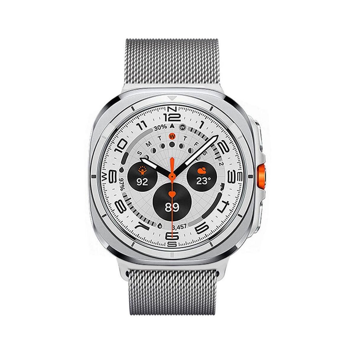 IBROZ Bracelet Galaxy Watch7 Ultra 47mm Milanese Silver