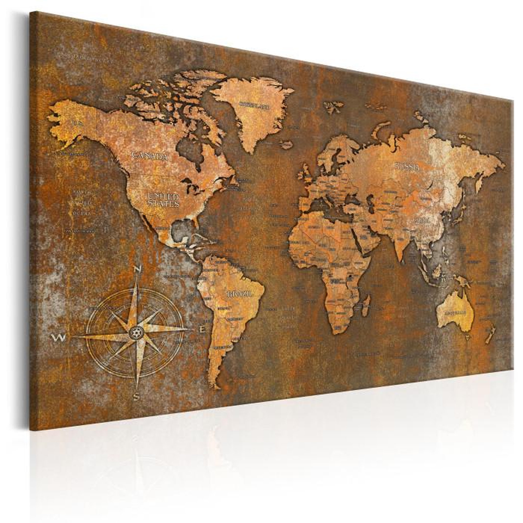 Paris Prix Tableau Imprimé  Rusty World. Coloris disponibles : Multicolore