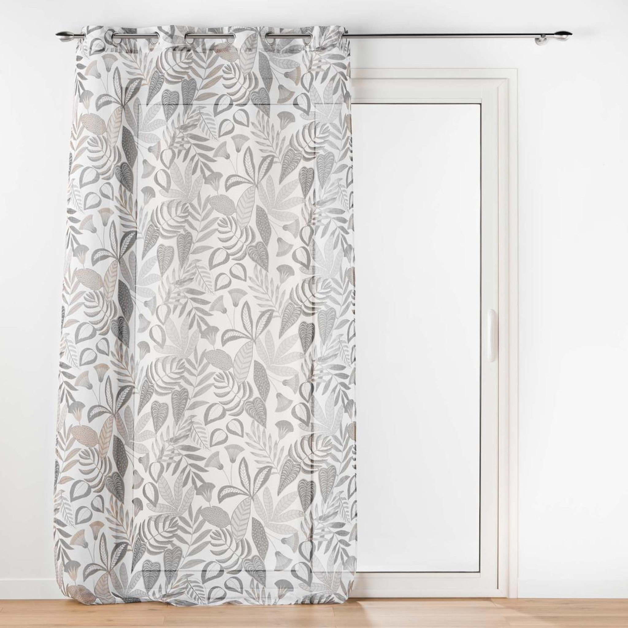 Douceur d'Intérieur Rideau voilage à œillets  tilda  140x280cm blanc