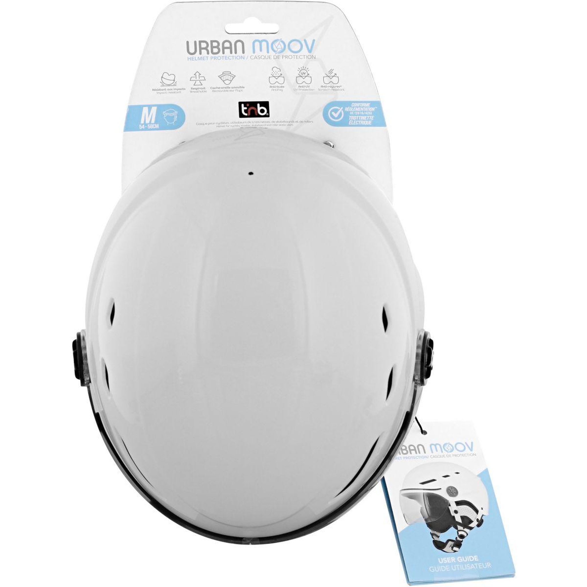 Voir la diapositive 4 : TNB Casque taille m - blanc