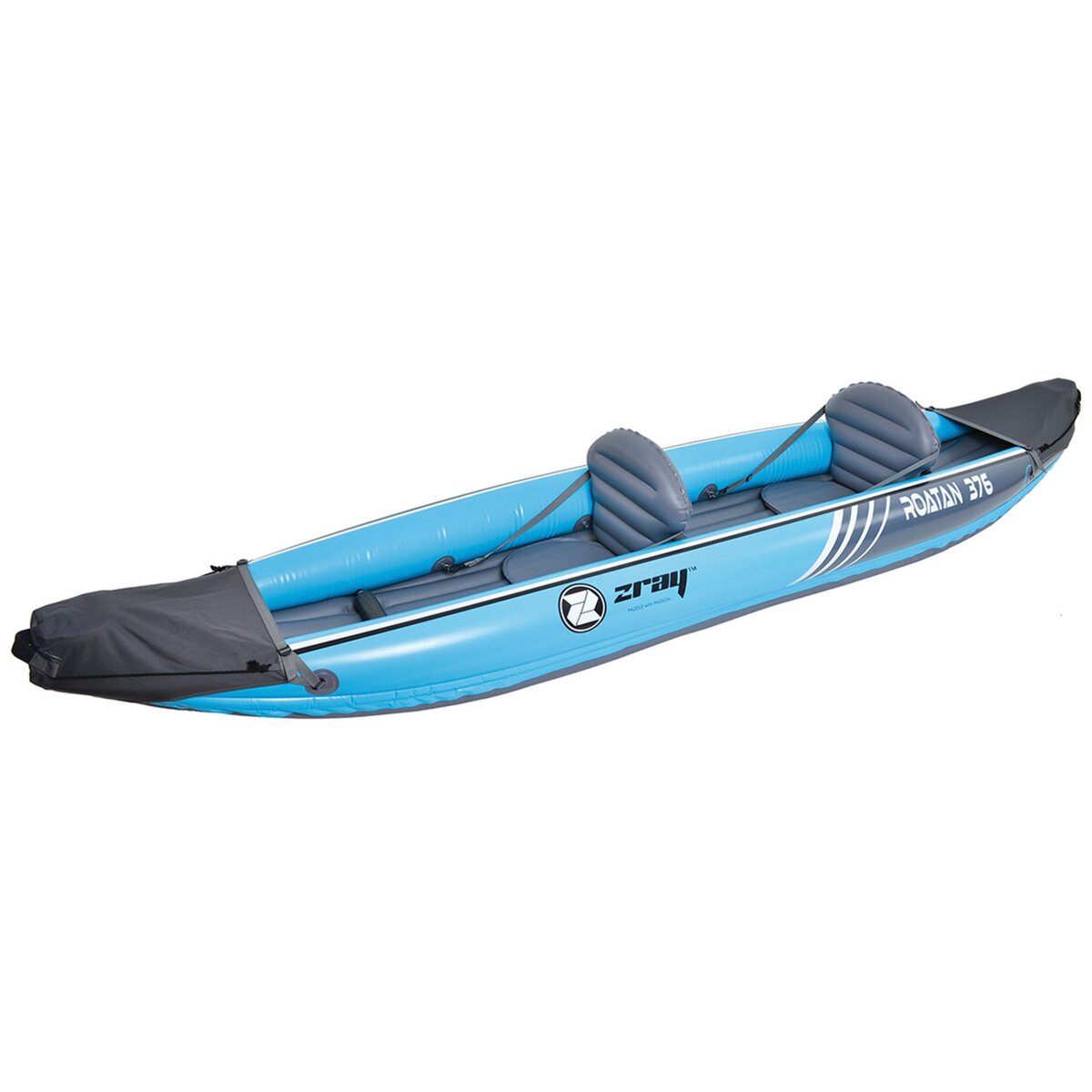 Zray Kit kayak gonflable 2 places Roatan avec rames et gonfleur - Zray