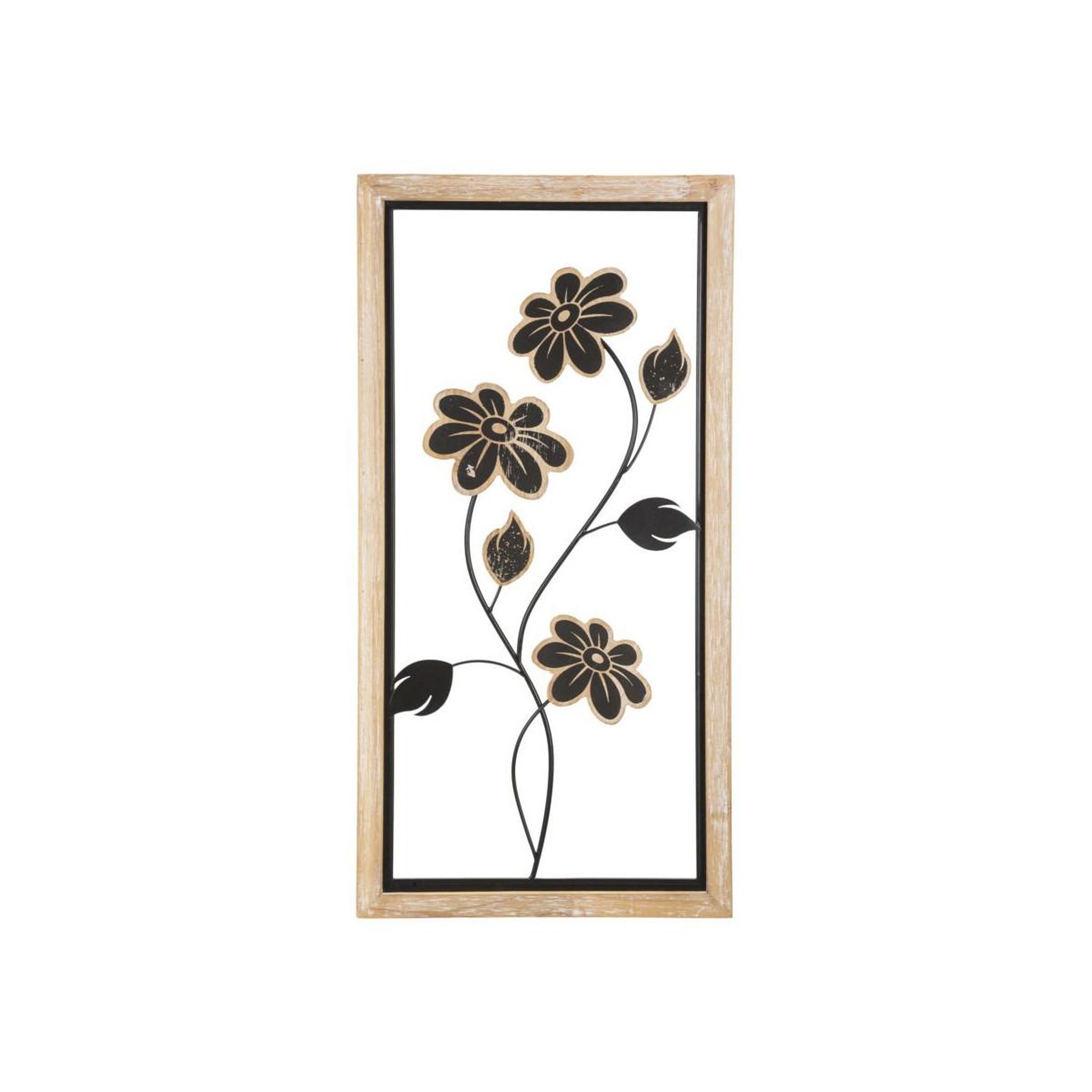 Paris Prix Décoration murale encadrée  girish  60cm naturel & noir