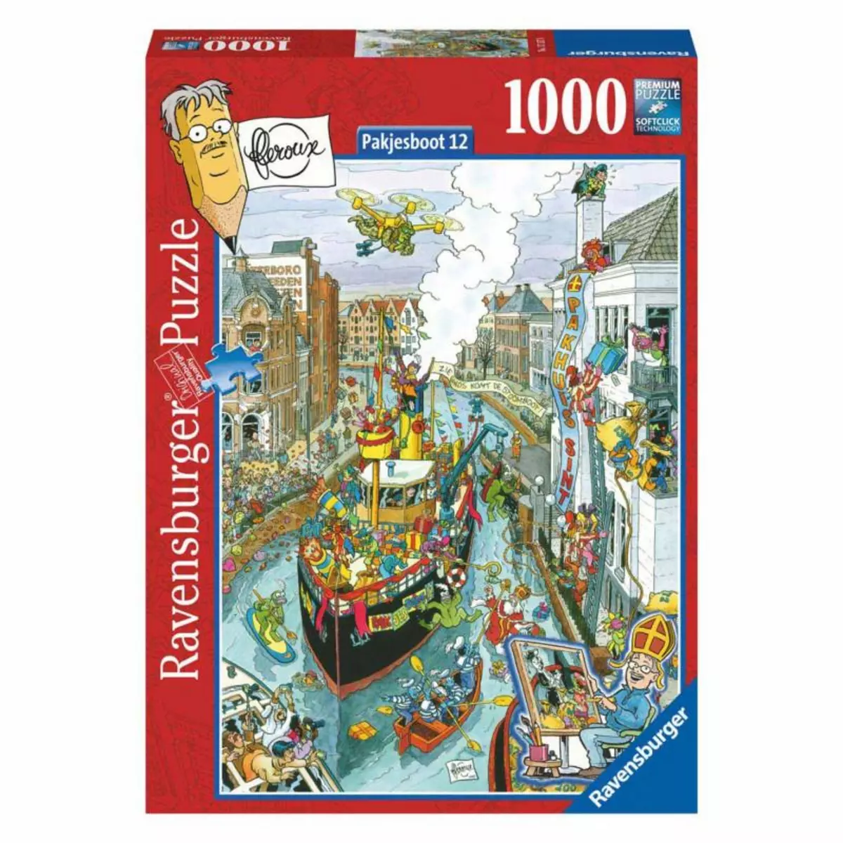 RAVENSBURGER Ravensburger - Jigsaw puzzle Steamboat Sinterklaas, 1000pcs. 171576