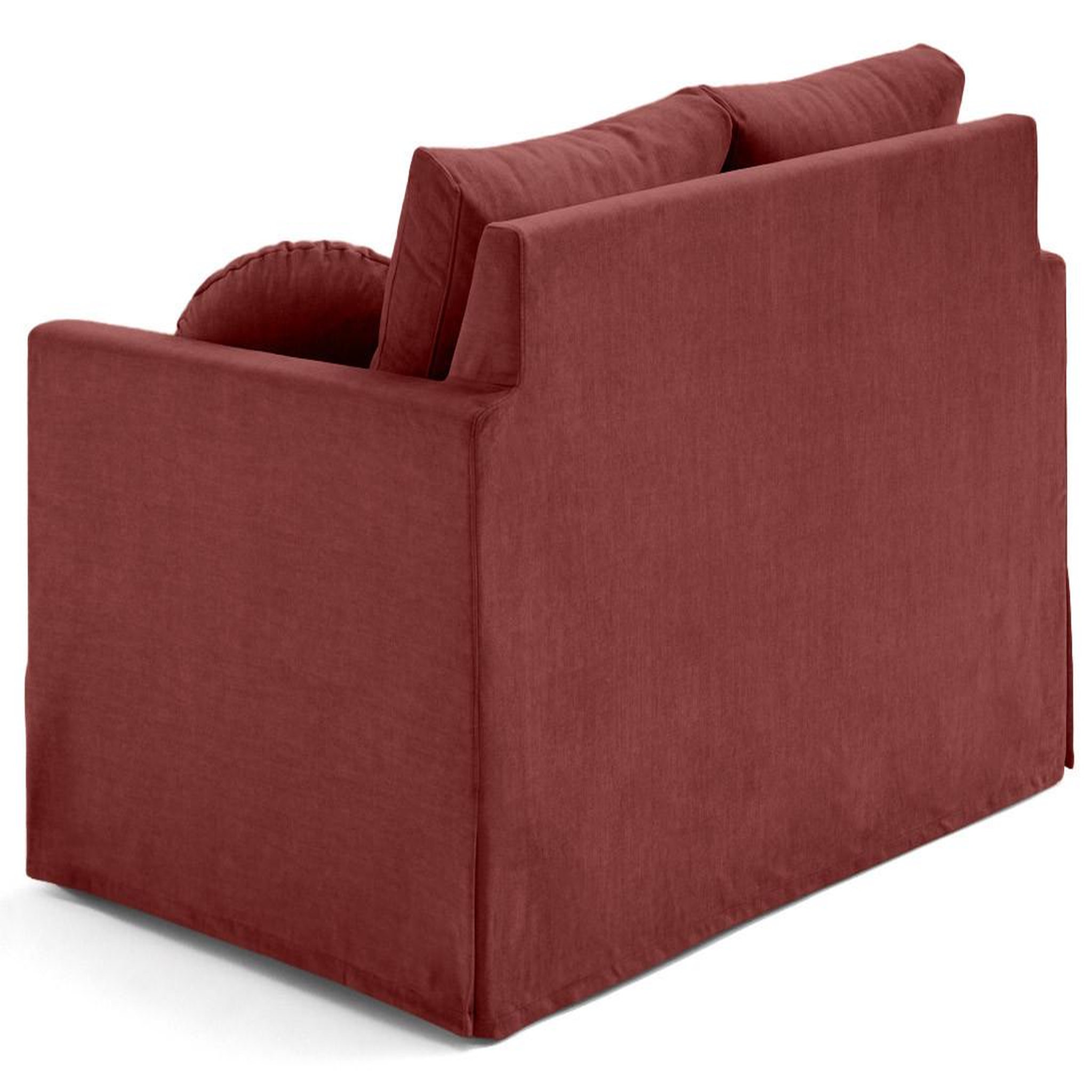 Voir la diapositive 5 : LISA DESIGN Serena - canapé droit déhoussable 2 places en velours