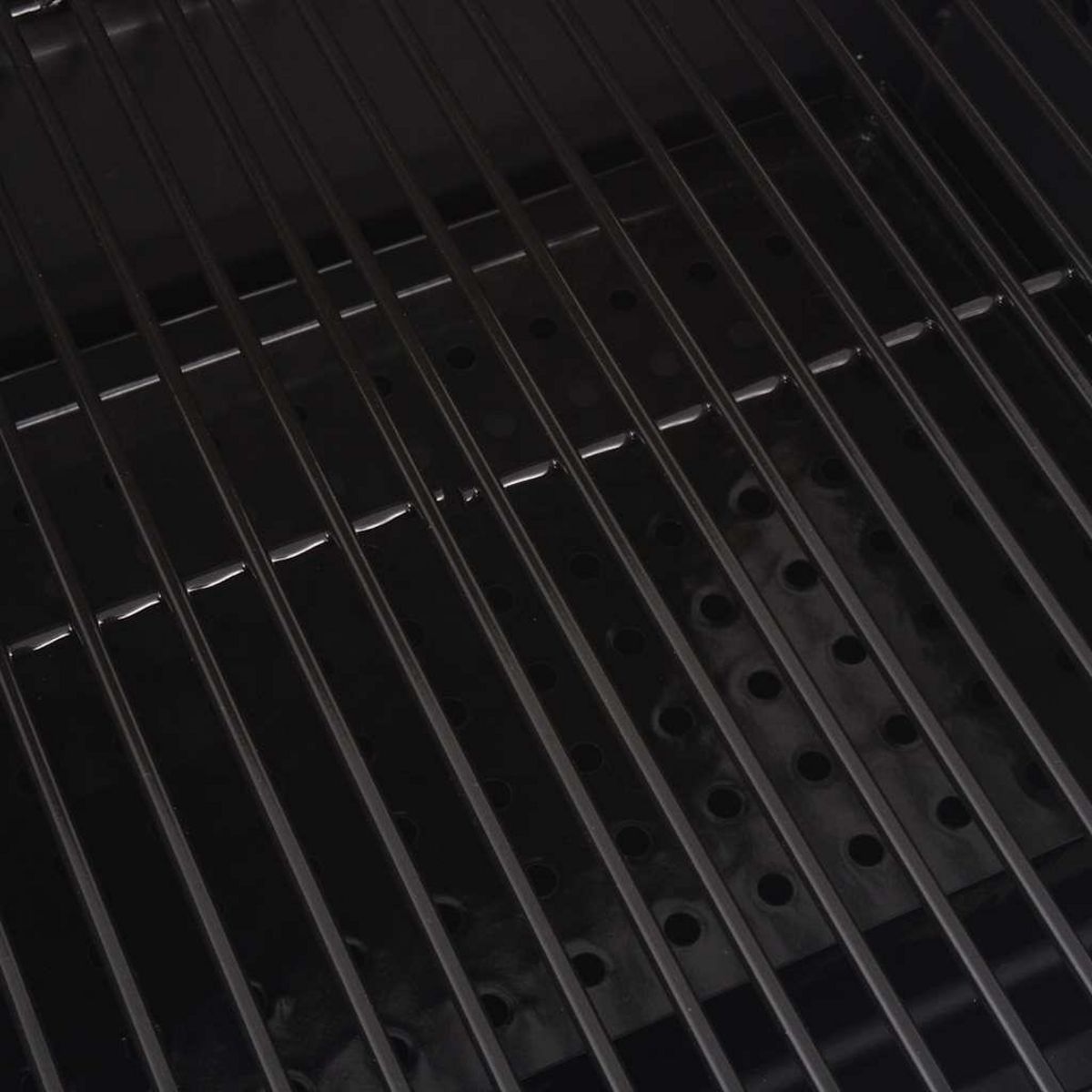 VIDAXL Barbecue au charbon de bois avec etagere inferieure Noir