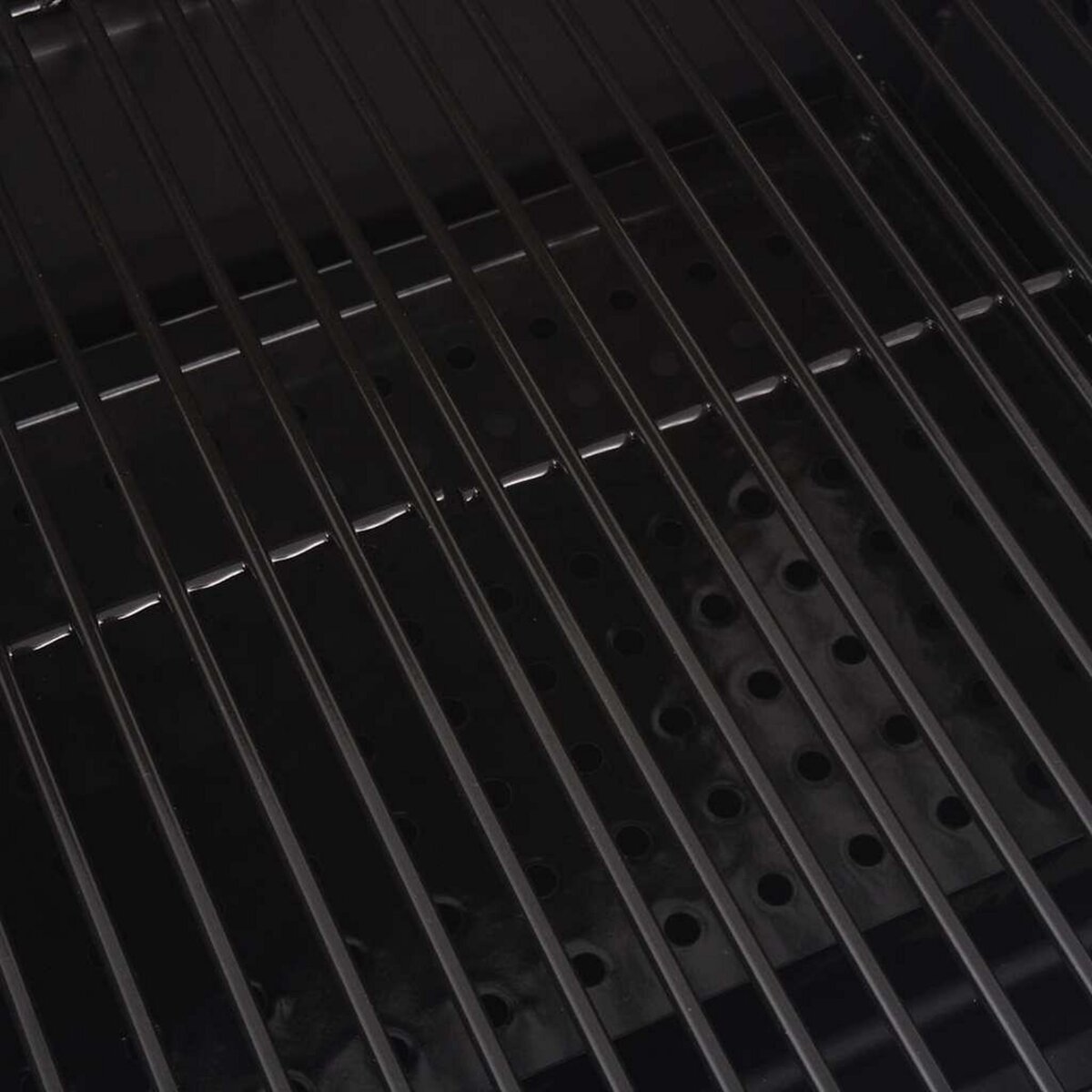 VIDAXL Barbecue au charbon de bois avec etagere inferieure Noir