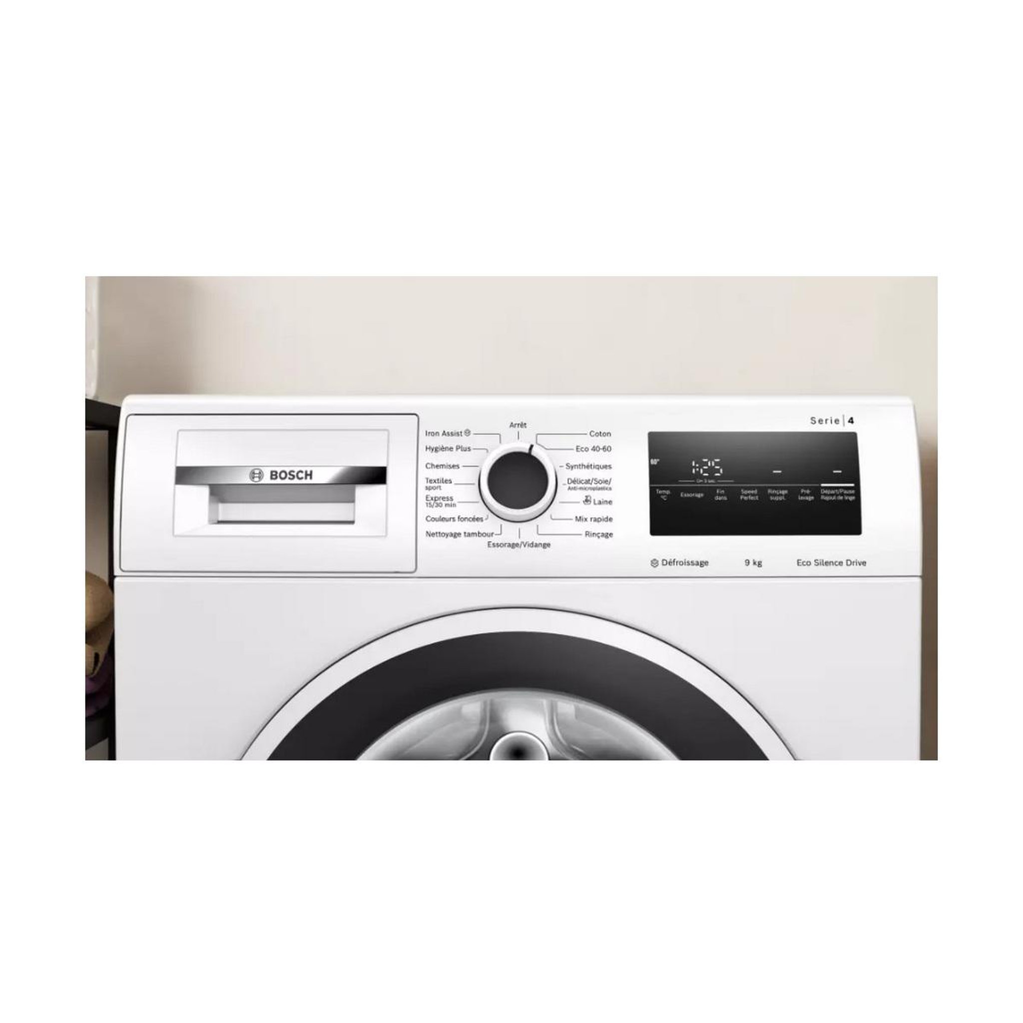 Voir la diapositive 6 : BOSCH Lave-linge frontal 9kg 1400 tours/min - wan2823pfr