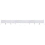 VIDAXL Paravent 9 panneaux Tissu 1200 x 120 cm Blanc sable