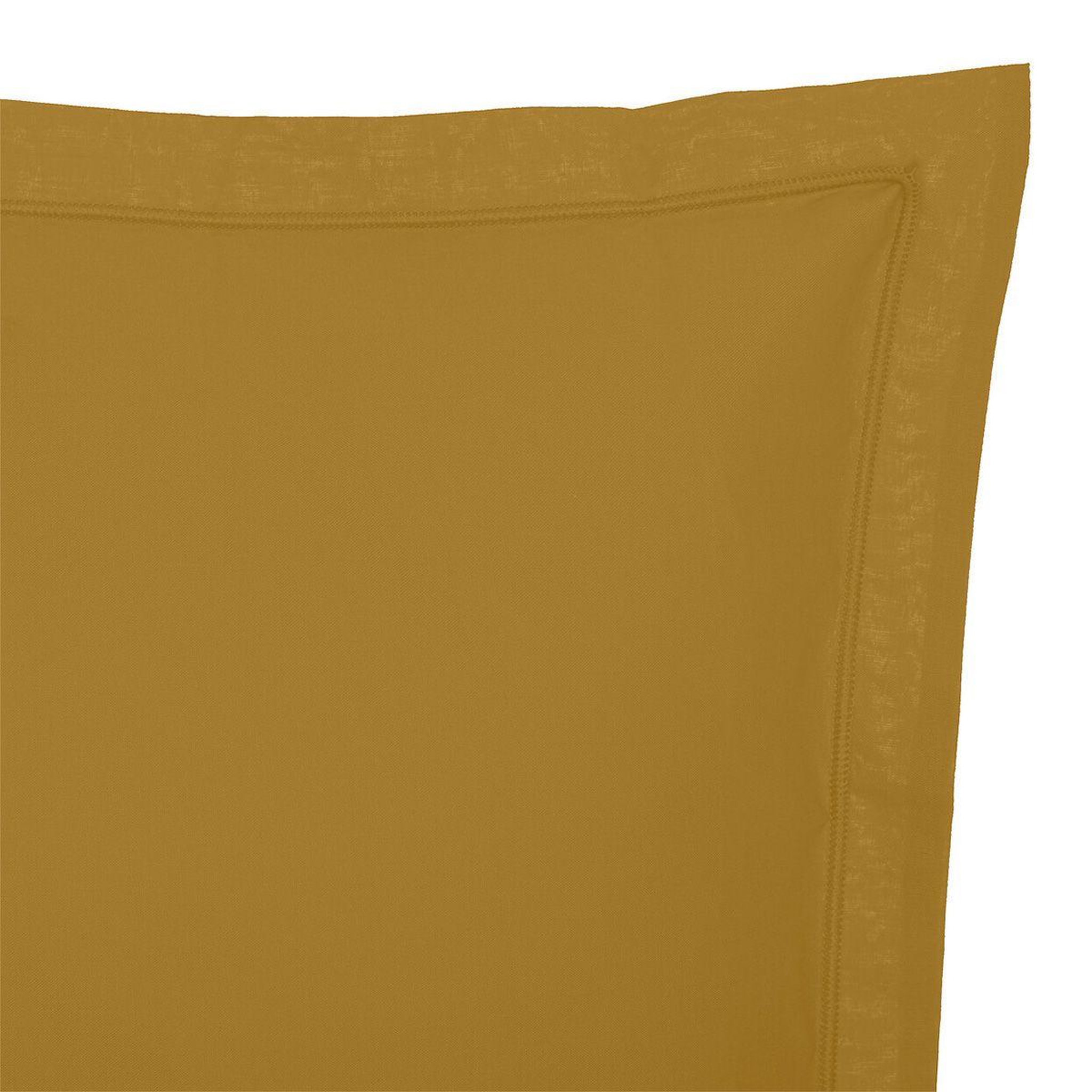 Voir la diapositive 2 : ATMOSPHERA Taie d'oreiller  percale  63x63cm mordoré