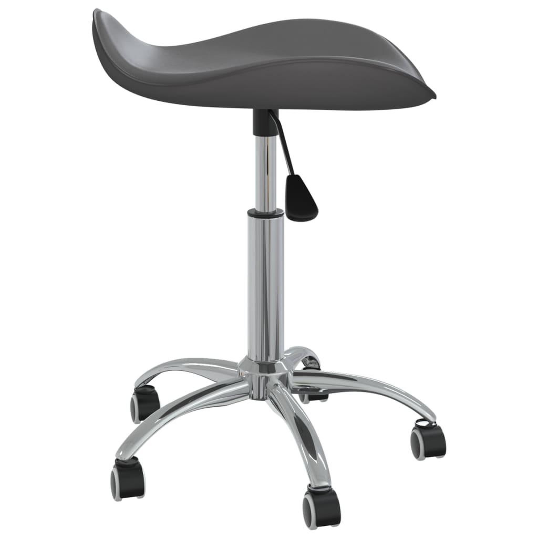 Voir la diapositive 3 : VIDAXL Chaise pivotante de salle a manger Gris Similicuir