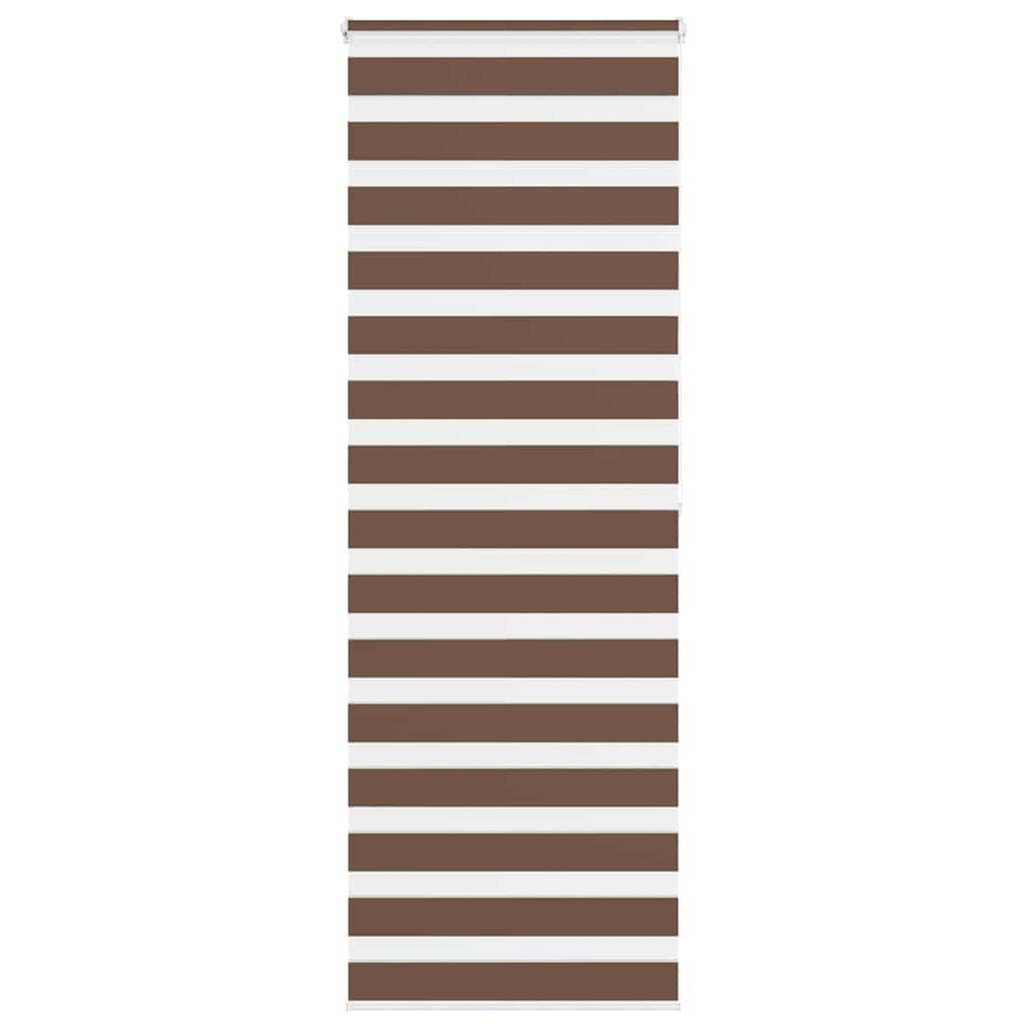 VIDAXL Store zebre marron 80x200 cm largeur du tissu 75,9 cm polyester
