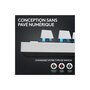 Voir la diapositive 5 : Logitech Clavier Logitech G PRO X TKL LIGHTSPEED Sans fil Blanc