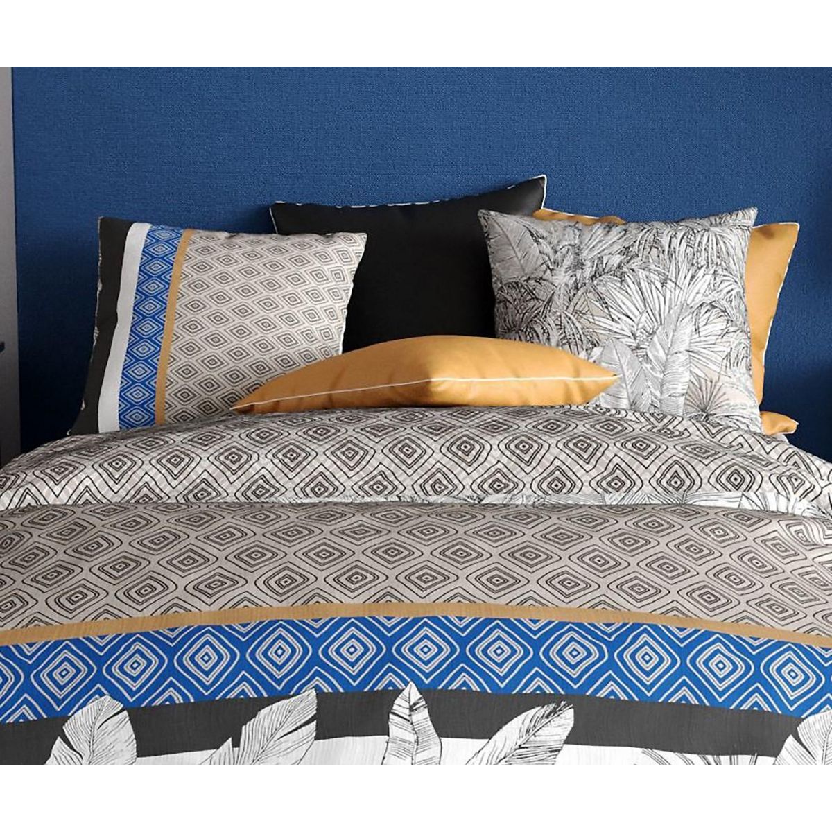 ATELIER DU COTON Parure housse de couette 100% coton 57fils- toki